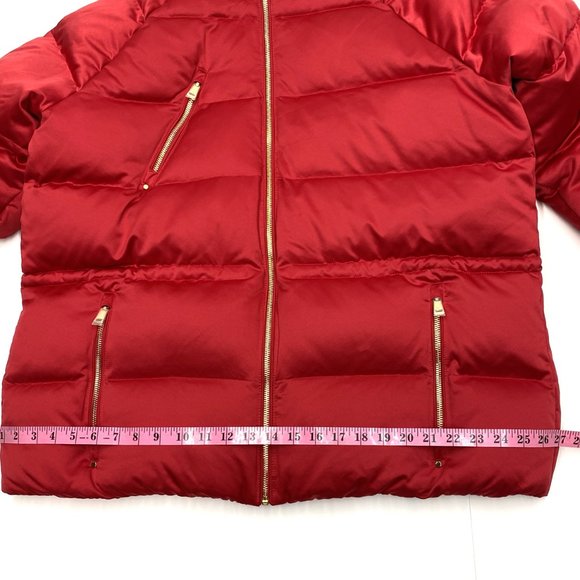 LAUREN RALPH LAUREN  Red  Down Puffer Jacket SIZE 1X - Picture 3 of 7
